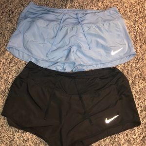 2 pairs of Nike Dri-Fit large shorts